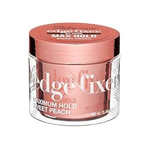 KISS COLORS & CARE Maximum Hold Edge Fixer, Non-Greasy Gel Formula Infused With Biotin B7, 24 Hour Hold, ‘Sweet Peach’ Scented, 3.38 Fl. Oz. (100 ml) Edge Fixer, Strawberry Acai, Sally Beauty, Sweet Peach, Color Care, Hair Gel, Bar Drinks, All Hair Types, Hair Types