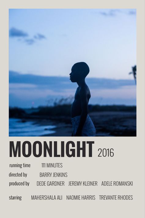 moonlight polaroid poster by summersorrows Moonlight Movie Poster, Moonlight Movie, Quarantine Movie, Black Love Movies, Movie Character Posters, Film Posters Minimalist, I Love Cinema, Film Archive, Minimal Movie Posters