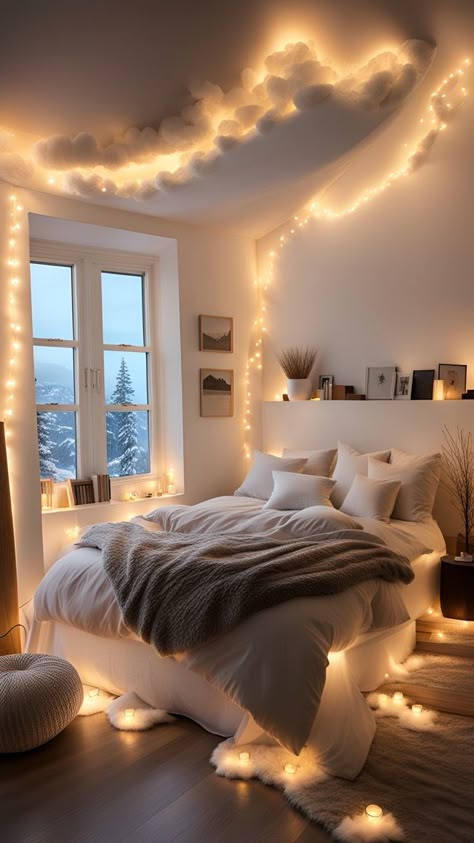 Embrace the serene vibes with our top cozy bedroom decor picks! From soft knit throws to twinkling fairy lights, create your perfect sanctuary for those chilly nights. 🌙✨ #CozyBedroom #HomeSanctuary #BedroomDecorIdeas Dreamy mornings start here! Dive into a world of comfort with these enchanting bedroom decor ideas. Mix plush pillows, warm earthy tones, and a touch of nature for the ultimate cozy escape. 🍂🛌 #DreamyMornings #CozyHaven #BedroomInspiration Unwind and recharge in style with these Cosy Bedroom Decor, Decor Ideas Bedroom, Bedroom Decor Cozy, Home Luxury, Cute Bedroom Decor, Redecorate Bedroom, Cozy Room Decor, Luxury Rooms, Dream Room Inspiration