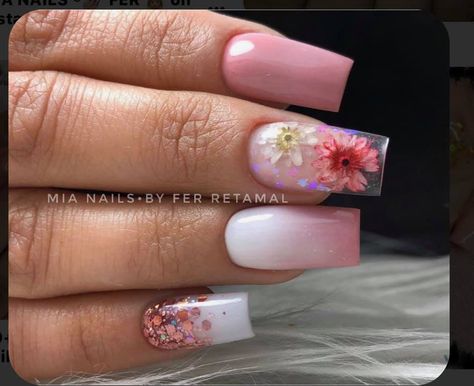 Nail Tutorial Videos, Home Nail Salon, Fancy Nails Designs, Cute Nail Art Designs, Acrylic Nails Coffin Short, Uñas Acrilicas, Flower Nail Art, Cute Nail Art, Acrylic Nails Coffin