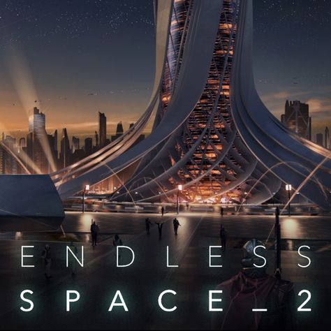 Endless space 2, Aurelien Rantet on ArtStation at https://www.artstation.com/artwork/E9J1N Endless Space 2, 2k Wallpaper, Future Buildings, Sci Fi City, Sci Fi Environment, Space Wallpaper, Cyberpunk City, 2 Wallpaper, Fantasy Places