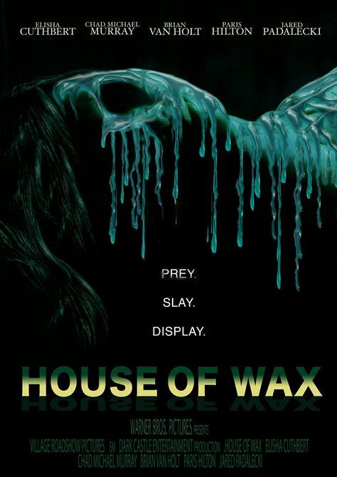 House Of Wax 2005, Movie Poster Room, Microscopic Photography, Horror Pictures, Fan Poster, Slasher Movies, Horror Posters, Horror Movie Art, Thriller Movies