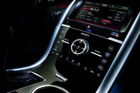 2013 Ford Edge Interior Face Plate by CassCountyFord1, via Flickr Ford Edge Interior, Ford Edge Accessories, Ford Edge Sport, Analog Signal, Face Plate, Best Luxury Cars, Ford Edge, Car Photography, Car Radio