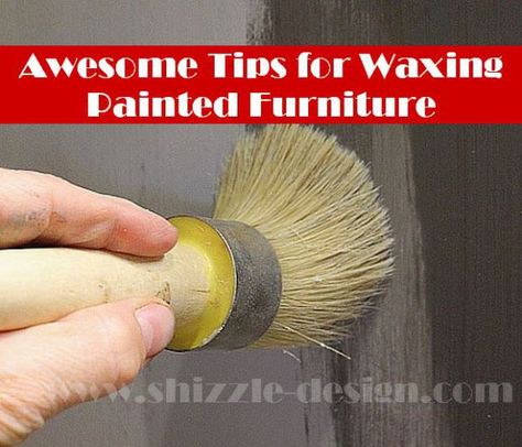 Tips For Waxing, Waxing Painted Furniture, Tips For Painting, Chalk Paint Projects, American Paint, Annie Sloan Paints, Clay Paint, Furniture Wax, Diy Workshop