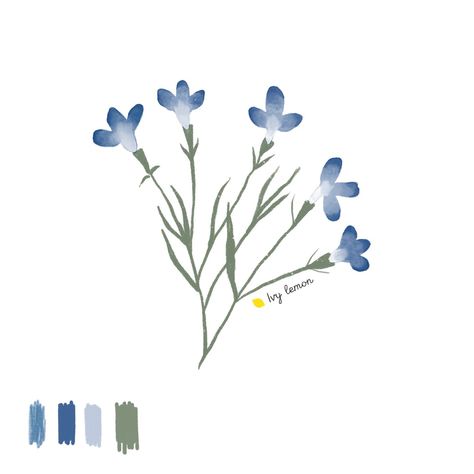 Watercolor floral sketches on my I pad Forget-me-nots are my absolute fav ☺️ What flowers are your favs and why? Forget-me-nots remind me of summer days in my studio and I love their tiny floral heads and strong resilience Floral Sketches, I Pad, Forget Me Nots, Watercolor Floral, Floral Watercolor, Summer Days, Ipad, Doodles, I Love