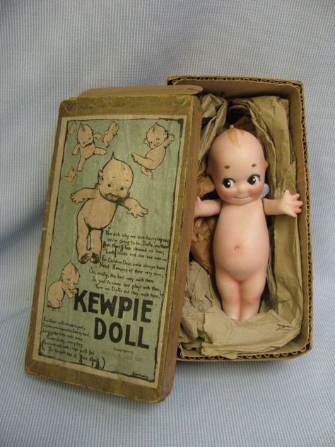 1930 Original Kewpie Doll Kewpie Doll, Kewpie Dolls, Toy Art, Old Dolls, Bisque Doll, Antique Toys, Old Toys, Vintage Love, Vintage Dolls