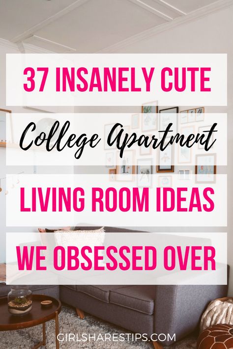 Love these ideas and tips for college apartment living room #collegeapartmentdecor #collegeapartmentdecorating #collegeapartmentchecklist #collegeapartmentaesthetic #smalllivingroom #smallapartment College Apartment Ideas Living Room, Cool College Apartment Ideas, Cheap College Apartment Ideas, Cute College Apartment Ideas, Cute College Apartment, College Apartment Ideas, Decorating Small Spaces Apartments, College Apartment Kitchen, College Apartment Bathroom