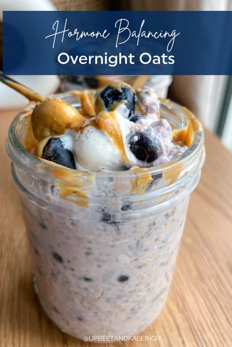 Vegan Hormone Balancing Recipes, Hormone Balancing Overnight Oats, Hormone Feasting Foods, Hormone Feasting Recipes, Hormone Balancing Breakfast Ideas, Hormone Balancing Diet Recipes, Hormone Healthy Recipes, Hormone Balancing Breakfast, Premenopausal Diet