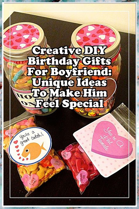 Discover unique and heartfelt birthday gifts for boyfriend DIY projects that will make his special day unforgettable. Our creative ideas range from personalized photo albums to handmade coupons for fun experiences together. Show your love and thoughtfulness with gifts that reflect your relationship. Explore these DIY inspirations to create something truly memorable and meaningful, ensuring he feels cherished on his birthday! What To Buy Your Boyfriend For Birthday, Creative Diy Birthday Gifts, Handmade Coupons, Diy Birthday Gifts For Boyfriend, Gifts For Boyfriend Unique, Make Him Feel Special, Fun Experiences, Personalized Photo Albums, Birthday Gifts For Boyfriend Diy