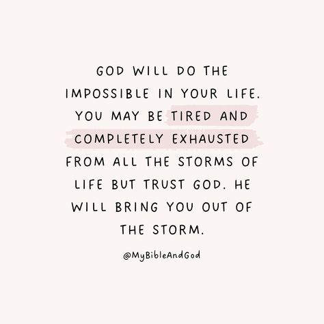 God is all-powerful and all-loving, and He will never give up on us. If we trust in Him and seek His guidance, regardless of how impossible our circumstances may seem, He will work miracles in our lives and bring us through any storm. * 2 Corinthians 4:8-9: “We are hard pressed on every side, but not crushed; perplexed, but not in despair; persecuted, but not abandoned; struck down, but not destroyed.” * Jeremiah 29:11: “For I know the plans I have for you,” declares the Lord, “plans to pro... Bible Quotes Strength, Cracker Quotes, I Trust In God, Deep Christian Quotes, Uplifting Christian Quotes, Run And Not Grow Weary, Jehovah Jireh, Religious Imagery, Trust God Quotes