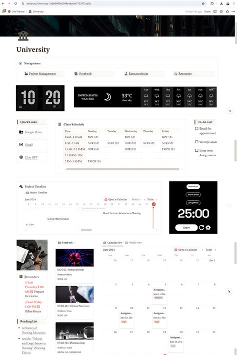 #Notion_Ideas_Student #Student_Notion_Template #Student_Notion #Assignment_Tracker Notion Ideas Student, Student Notion Template, Study Planner Free, Notion Ideas, Academic Life, Life Planner Organization, Notion Planner, Medicine Student, College Activities