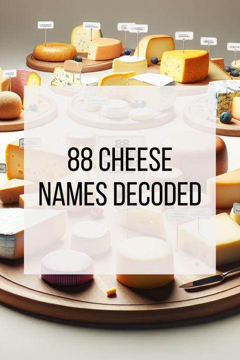 88 Cheese Name Pronunciations - Your Ultimate Guide Cheese Names, Cheese Game, Perfect Cheese Board, Diy Cheese, French Cheese, Dairy Drinks, Cheese Shop, Yogurt Bowl, Artisan Cheese