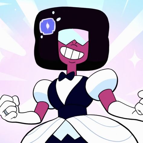 Steven Universe Poster, Garnet Steven, Steven Universe Fusion, Garnet Steven Universe, Steven Universe Wallpaper, Ruby And Sapphire, Message Of Love, Steven Universe Gem, Space Rock