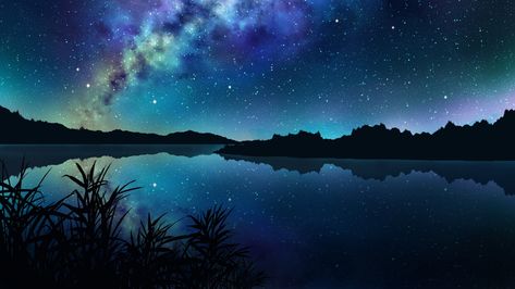 Amazing Wallpaper, Night Wallpaper For Laptop, Indigo Aesthetic Wallpaper Laptop, Night Pc Wallpaper, Window Wallpaper, Night Sky Wallpaper Desktop, Starry Night Wallpaper Desktop, Starry Night Sky Wallpaper, Star Night Wallpaper Desktop