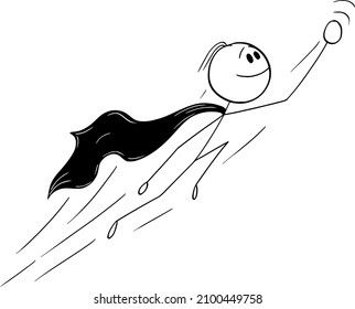 Vector cartoon stick figure illustration of successful man or businessman flying up as superhero in heroic pose. Flying Poses Reference, Heroic Pose, Figure Illustration, Successful Man, Successful Men, Stick Man, Stick Figure, Vector Cartoon, Stick Figures