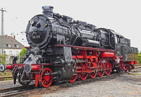 Steam Trains Photography, Train Illustration, Steam Engine Trains, Steam Railway, Railroad Photography, Lionel Trains, Train Photography, Old Trains, Old Train