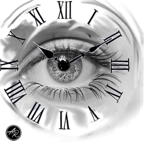 Uhr Eye Clock Tattoo, Stammestattoo Designs, Watch Tattoo Design, Eyeball Art, Clock Tattoo Design, Cool Forearm Tattoos, Skeleton Hand Tattoo, Watch Tattoos, Clock Tattoo