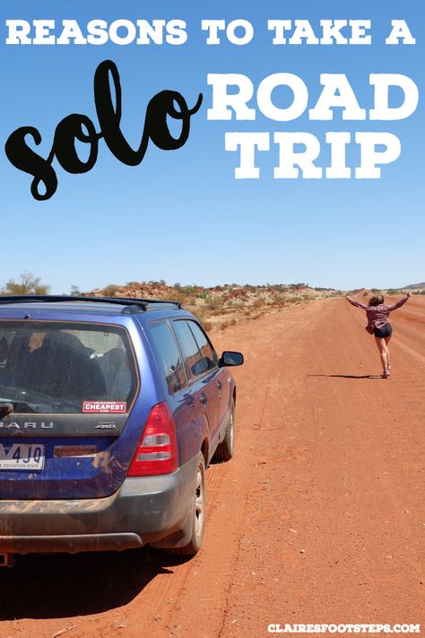 There are plenty of reasons to take a solo road trip, from the liberation you feel to the independence it will give you. But if you are about to do a road trip alone, you'll be wanting some solo road trip tips - and this is where this post comes in! Click through for advice on taking a solo road trip in Australia, the USA, Europe or anywhere else in the world. Solo Road Trip, Tips For Traveling Alone, Road Trip Snacks, Solo Travel Destinations, Cross Country Road Trip, Road Trip Packing, Solo Travel Tips, Road Trip Destinations, Us Road Trip