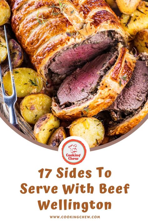 Beef Wellington deserves a couple great side dishes. Get some recipe inspiration here with these 17 delicious sides, from simple to elegant! Beef Wellington Side Dishes, Great Side Dishes, Christmas Beef, Salmon Wellington, Balsamic Brussel Sprouts, Roasted Carrots And Parsnips, Mashed Butternut Squash, Baked Onions, Delicious Sides