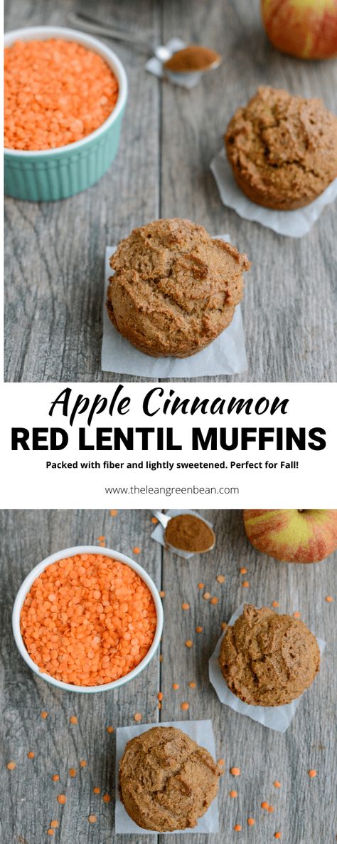 Vegan Banana Lentil Muffins, Apple Lentil Muffins, Lentil Cookies Healthy, Lentil Puree Recipes, Lentil Carrot Muffins, Lentil Muffins Kids, Gfcf Recipes Kids, Lentil Meal Ideas, Sweet Lentil Recipes