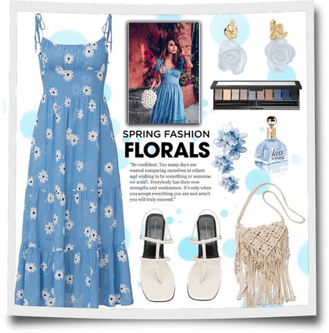 Polyvore Outfits Summer, Dressy Fashion Outfits, Zara Looks, Shoplook Outfits, Floral Trends, Vintage Dress Patterns, Fashion Days, Feel Pretty, Outfit Shoplook