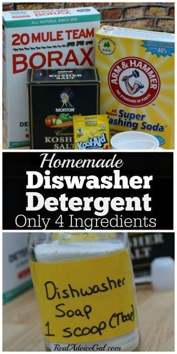 Create homemade dishwasher detergent and keep your dishes clean for pennies on the dollar. Diy Dishwasher Detergent, Homemade Dishwasher Detergent, Diy Detergent, Diy Natural Detergent, Homemade Detergent, Detergent Recipe, Dishwasher Tablets, Cleaner Recipes, Washing Soda