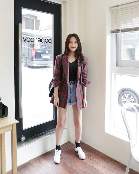 Moda Ulzzang, Mode Ulzzang, Chique Outfit, Korean Casual Outfits, Style Korea, K Fashion, Korean Girl Fashion, Korean Fashion Trends, Ulzzang Fashion