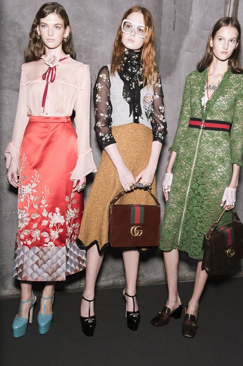 Gucci New Collection Alessandro Michele Gucci, Milano Fashion Week, Gucci Fashion, Milan Fashion Weeks, Alessandro Michele, Fashion Weeks, Looks Style, Mode Inspiration, 70s Fashion