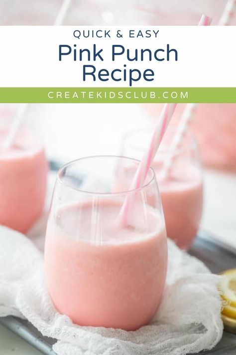 Pink Punch recipe is a fantastic blend of sherbet and ice cream, creating a vibrant pink drink that's perfect for get-togethers or showers. Pink Punch Recipe, Strawberry Punch Recipes, Pink Punch Recipes, Cold Pasta Dishes, Gluten Free Party Food, Best Non Alcoholic Drinks, Easy Spring Recipes, Sherbet Punch, Spring Recipes Dinner