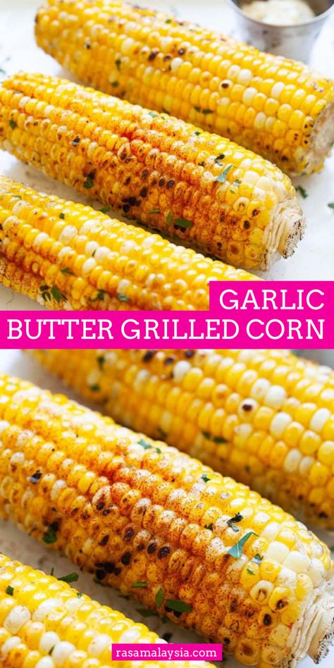 Corn On The Cob Recipes, Roasted Corn On The Cob, Cob Recipes, Corn In The Oven, Oven Roasted Corn, Sweet Corn Recipes, Picnic Potluck, Picnic Recipes, Kitchen Favorites