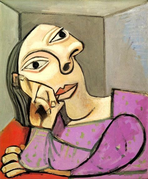 Picasso Woman, Pablo Picasso Drawings, Picasso Artwork, Picasso Cubism, Picasso Portraits, Picasso Drawing, Pablo Picasso Art, Art Picasso, Pablo Picasso Paintings