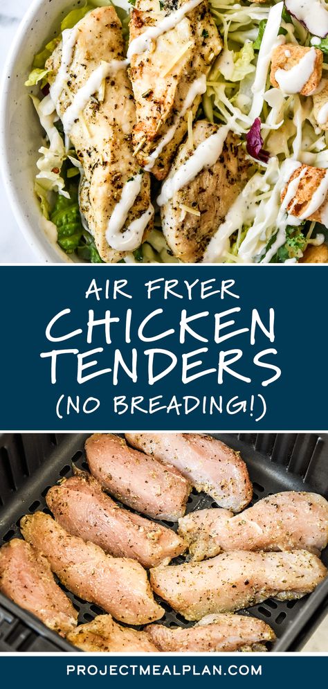 Airfryer Chickentenders, Air Fryer Grilled Chicken, Chicken Recipes Easy, Air Fryer Chicken Tenders, Grilled Chicken Tenders, Raw Chicken Breast, Air Fryer Recipes Chicken, Chicken Tender Recipes, Easy Air Fryer