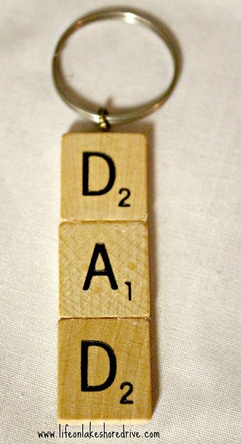 Scrabble Tile Key Chain Tutorial     Life on Lakeshore Drive Tile Diy Projects, Scrabble Tiles Diy, Scrabble Letter Crafts, Chain Tutorial, Scrabble Tile Crafts, Tiles Diy, Scrabble Crafts, Tile Diy, Scrabble Frame