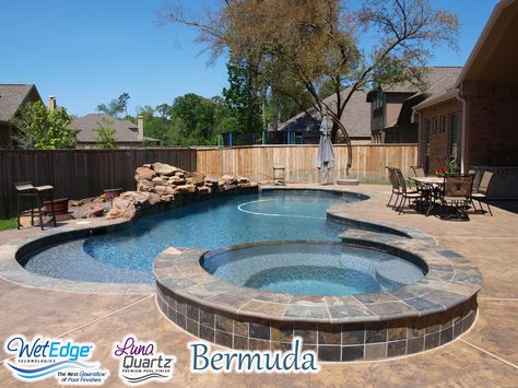 Luna Quartz Bermuda Pool Pictures, Pool Finishes, Pool Colors, Pool Picture, Outside Garden, Color Quartz, Pool Chemicals, Concrete Color, Pool Design