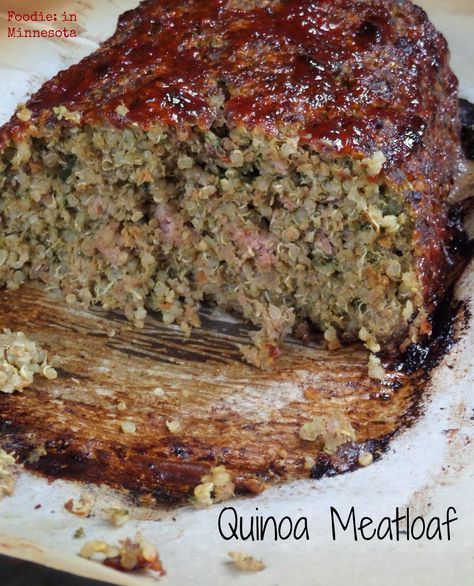 Quinoa Meatloaf, Beef Meatloaf, Beef Tips, Quinoa Recipes, Meatloaf Recipes, Beef Dishes, Whole Foods, High Protein Recipes, Protein Foods