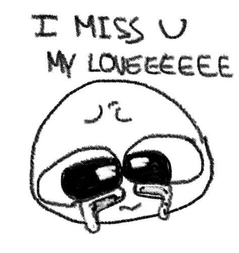 Drawings For Girlfriend, I Love You Honey, Miss U, I Love My Girlfriend, I Miss U, Love My Boyfriend, I Love My Wife, Cute Memes, Wholesome Memes