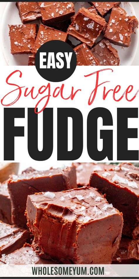 Keto Fudge (Sugar-Free) Fudge For Diabetics, Protein Fudge Recipe, 3 Ingredient Keto Dessert, Gluten Free Low Carb Desserts, Allulose Desserts, Easy Desserts For Diabetics, Sugar Free Fat Free Desserts, Non Sugar Desserts, Low Carb Desserts Easy 2 Ingredients