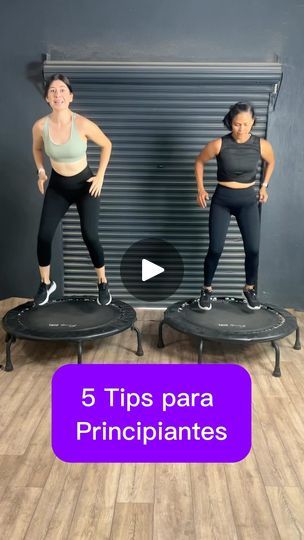 2.2K views · 2K reactions | 5 TIPS PARA PRINCIPIANTES #jump #jumping #rebound #trampoline #minitrampolineworkout | Ready Girl Trampoline Fitness, Mini Trampoline Workout, Rebounder Trampoline, Trampoline Workout