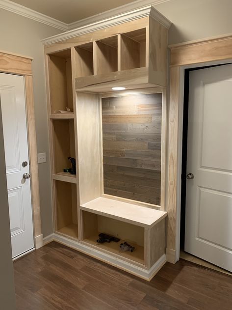 Mudroom Drop Zone, Prefab Cabinets, Custom Mudroom, Mudroom Remodel, Mudroom Decor, Mudroom Laundry Room, Mudroom Design, Mud Room Storage, Drop Zone