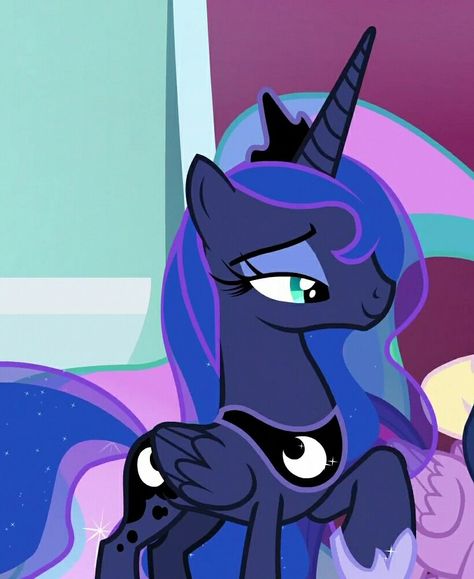 Mlp Luna Screencap, Princess Luna Pfp, Princess Luna Icon, My Little Pony Luna, Mlp Scenes, Mlp Princess Luna, My Little Pony Princess Luna, Mlp Luna, Luna Mlp