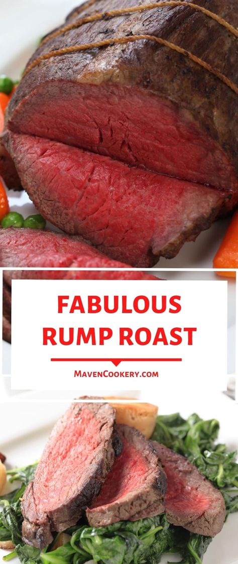 Tender, inexpensive and so easy to make! All great reasons to make this delicious rump roast. This beef rump roast recipe is perfect for a comforting dinner with family and friends. For leftovers, sliced beef roast is perfect for sandwiches. #rumproast #rumproastintheoven #rumproastrecipe #howtocookarumproastintheoven #tenderrumproastintheoven #easyrumproastintheoven #cookingarumproastintheoven #potroast #roastbeef #beefrumproast #roastbeefsandwich #roastbeefdinner #howtocookarumproast Rump Roast Ideas, Recipes With Rump Roast, Rump Roast Leftover Recipes, Rump Roast Beef Recipes Oven, Crock Pot Rump Roast Recipe, Rolled Roast Recipes, How To Cook A Roast, Leftover Rump Roast Recipes, Beef Rolled Rump Roast Recipes Crockpot