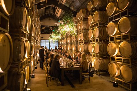 Wine Installation, Winery Restaurant Interior Design, Wine Cave Design, Winery Architecture Design, Wine Cabinet Design, Winery Architecture Projects, Wine Factory Architecture, Winery Decor, Wine Cave