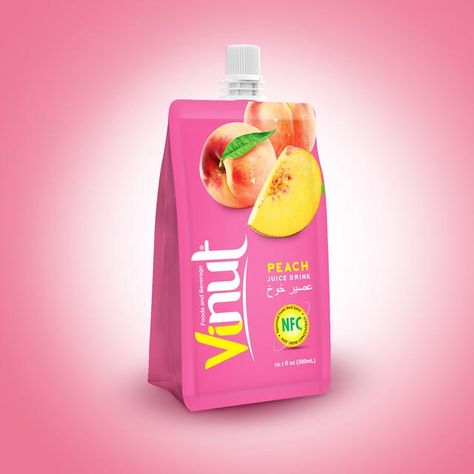 Aloe Vera Drink, Viet Food, Peach Juice, Mango Juice, Natural Drinks, Juice Boxes, Drinks Design, Juice Drinks, Beverage Packaging