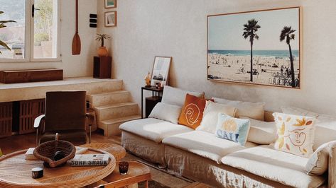 A stone's throw from the port of La Ciotat, this sun-soaked guesthouse is one of the hottest new addresses to know along the Mediterranean. French Riviera Style, Four Rooms, Stones Throw, Cabinet Of Curiosities, French Riviera, Guest House, Storage Bench, Couch, Hotel