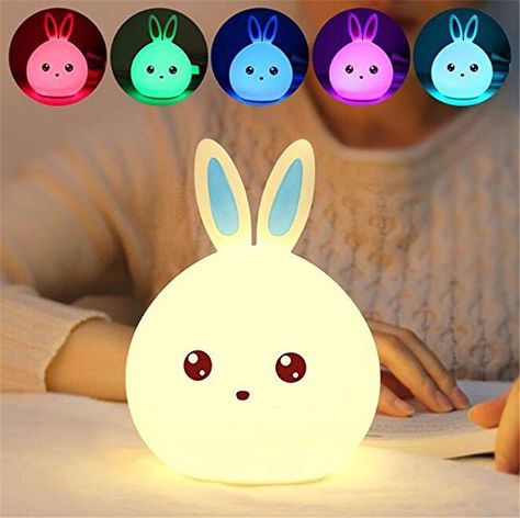 Amazon Gadget, Bunny Lamp, Cat Lead, Cute Night Lights, Baby Night Light, Kids Night, Rainbow Light, Night Light Kids, Night Light Lamp