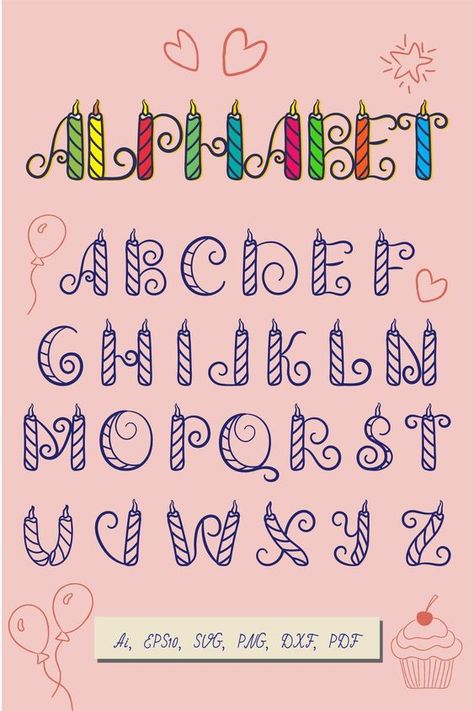 Hand Lettering Alphabet Fonts, Lettering Styles Alphabet, Wrist Tattoo Ideas, Latin Alphabet, Clothes Stickers, Journal Fonts, Idee Cricut, Writing Fonts, Recipe Sheets