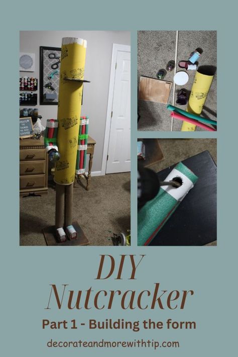 HOW TO MAKE A LIFE SIZE NUTCRACKER ‣ Decorate with Tip and More Homemade Nutcracker Soldier, Christmas Nutcracker Diy, Diy Life Size Nutcracker, Diy Nutcracker Soldier Outdoor, Life Size Nutcracker, Diy Nutcracker, Videos Of People, Circular Saw Table, Christmas Soldiers