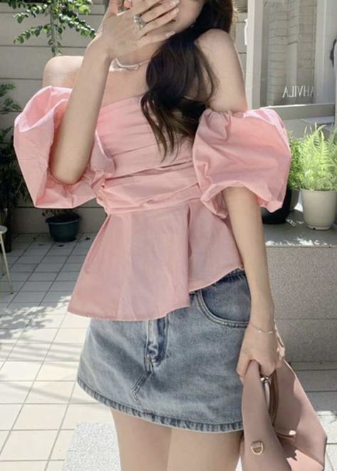 Korean Fashion Work, Fancy Short Dresses, Neat Casual Outfits, Fashion Top Outfits, Modest Dresses Casual, Korean Casual Outfits, Elegant Outfits, Fashionista Clothes, Easy Trendy Outfits