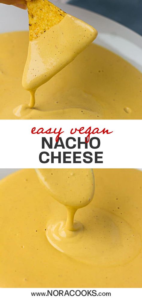 Vegan Nacho Cheese Sauce, Nachos Vegan, Vegan Nacho Cheese, Homemade Horseradish, Cashew Cheese Sauce, Nacho Dip, Vegan Nachos Cheese, Nutritional Yeast Recipes, Yeast Recipes