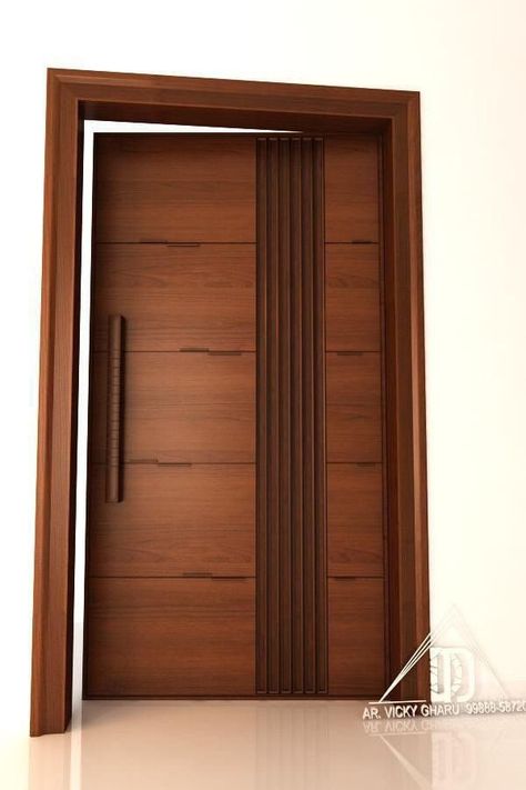 Wooden Entrance Door Design, Front Wooden Doors Entrance, Darwaza Design, Flush Door Design Modern Bedroom, Main Doors Wooden, Main Door Wooden Design, Modern Wooden Doors Bedrooms, Wooden Main Door Design Entrance Modern, Front Door Design Wood Modern